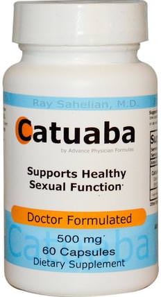 Catuaba, 500 mg, 60 Capsules by Advance Physician Formulas, 健康，男人，卡圖巴 HK 香港