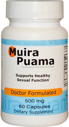 Muira Puama, 500 mg, 60 Capsules by Advance Physician Formulas, 健康，男人，muira puama marapuama HK 香港