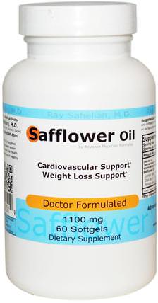 Safflower Oil, 1100 mg, 60 Softgels by Advance Physician Formulas, 補充劑，紅花油，健康，飲食 HK 香港