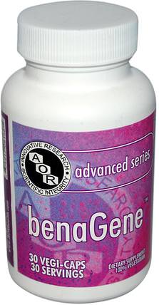 Advanced Series, benaGene, 30 Veggie Caps by Advanced Orthomolecular Research AOR, 健康 HK 香港