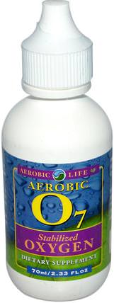 Aerobic 07, Stabilized Oxygen, 2.33 fl oz (70 ml) by Aerobic Life, 補充劑，氧氣補充劑 HK 香港