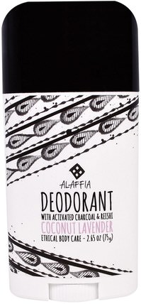 Deodorant, Coconut Lavender, 2.65 oz (75 g) by Alaffia, 洗澡，美容，身體護理，除臭劑 HK 香港