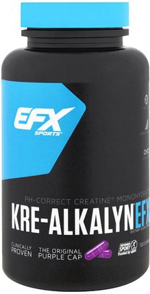 Kre-Alkalyn EFX, 120 Capsules by EFX Sports, 運動，肌酸膠囊，鍛煉 HK 香港