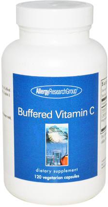Buffered Vitamin C, 120 Veggie Caps by Allergy Research Group, 維生素，維生素c，維生素C緩衝 HK 香港