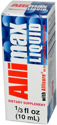 Allimax Liquid with Allisure AC-23, 1/3 fl oz (10 ml) by Allimax, 補充劑，抗生素，大蒜 HK 香港