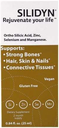 Silidyn, 0.84 fl oz (25 ml) by Alpine Natural Nutrients, 補品，礦物質，鎂，健康，骨骼 HK 香港