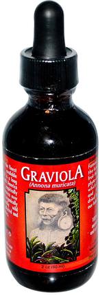 Graviola, 2 oz (60 ml) by Amazon Therapeutics, 草藥，graviola HK 香港