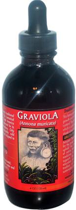 Graviola, 4 oz (120 ml) by Amazon Therapeutics, 草藥，graviola HK 香港