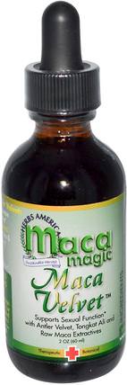 Maca Magic, Maca Velvet, 2 oz (60ml) by Amazon Therapeutics, 健康，男人，瑪卡，補品，adaptogen HK 香港
