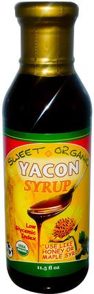 Organic Yacon Syrup, 11.5 fl oz by Amazon Therapeutics, 食物，甜味劑，雪蓮果 HK 香港