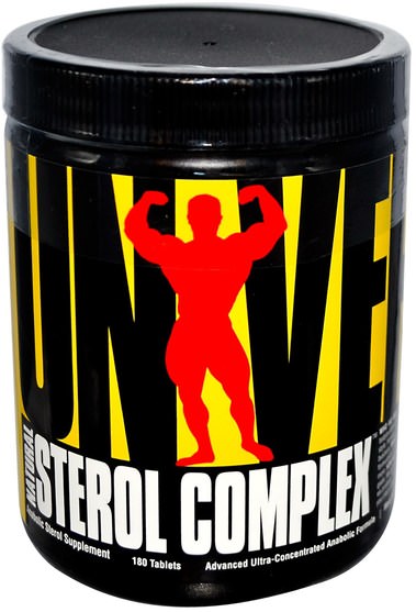合成代謝補品，運動，肌肉 - Universal Nutrition, Natural Sterol Complex, Anabolic Sterol Supplement, 180 Tablets