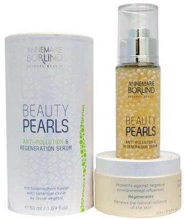 Beauty Pearls, Anti-Pollution & Regeneration Serum, 1.69 fl oz (50 ml) by AnneMarie Borlind, 健康，皮膚血清 HK 香港