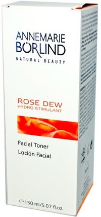 Rose Dew, Hydro Stimulant, Facial Toner, 5.07 fl oz (150 ml) by AnneMarie Borlind, 美容，面部調色劑 HK 香港