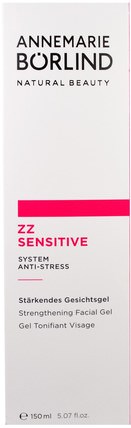 ZZ Sensitive, Strengthening Facial Gel, 5.07 fl oz (150 ml) by AnneMarie Borlind, 美容，面部調色劑，皮膚，zz敏感護膚系列 HK 香港