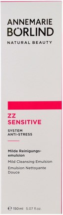 ZZ Sensitive, System Anti-Stress, 5.07 fl oz (150 ml) by AnneMarie Borlind, 美容，面部護理，洗面奶，健康，皮膚，zz敏感護膚系列 HK 香港