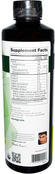 健康 - Vega, Antioxidant Omega Oil Blend, 17 fl oz (500 ml)