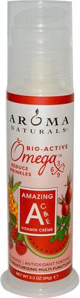 Amazing A, C & E, Vitamin Crme, 3.3 oz (94 g) by Aroma Naturals, 美容，面部護理，皮膚類型抗衰老皮膚 HK 香港