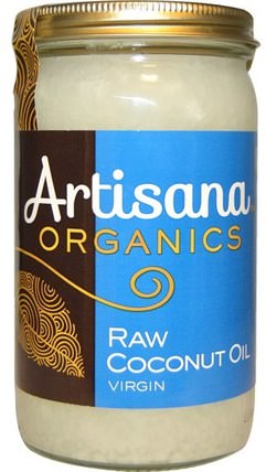 Organics, Raw Coconut Oil, Virgin, 14 oz (414 g) by Artisana, 食物，酮友好，椰子油 HK 香港