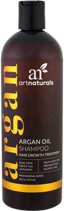 Argan Oil Shampoo, Hair Growth Treatment, 16 fl oz (473 ml) by Artnaturals, 沐浴，美容，洗髮水，摩洛哥堅果洗髮水 HK 香港