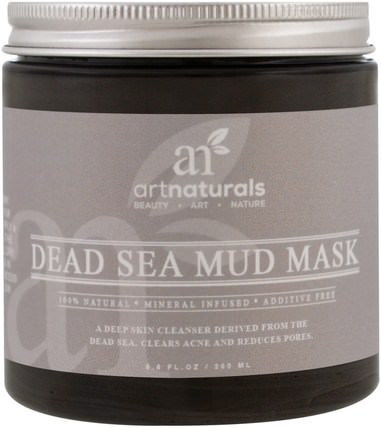 Dead Sea Mud Mask, 8.8 oz (250 ml) by Artnaturals, 美容，面部護理，面膜 HK 香港