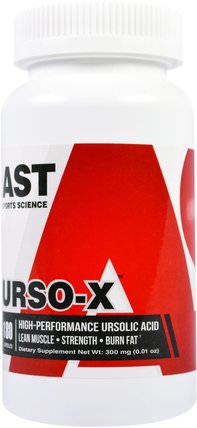 Urso-X, 180 Capsules by AST Sports Science, 運動，肌肉，脂肪燃燒器 HK 香港