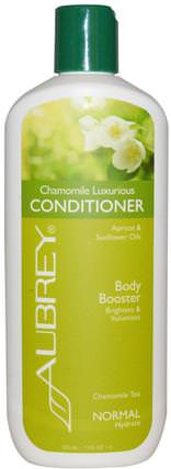 Chamomile Luxurious Conditioner, 11 fl oz (325 ml) by Aubrey Organics, 洗澡，美容，頭髮，頭皮，護髮素 HK 香港