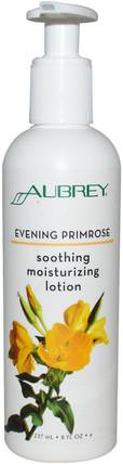 Evening Primrose, Soothing Moisturizing Lotion, 8 fl oz (237 ml) by Aubrey Organics, 健康，皮膚，潤膚露 HK 香港