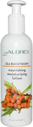 Nourishing Moisturizing Lotion, Sea Buckthorn, 8 fl oz (237 ml) by Aubrey Organics, 健康，皮膚，潤膚露 HK 香港