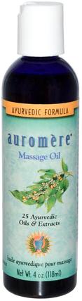 Massage Oil, 4 oz (118 ml) by Auromere, 健康，皮膚，按摩油 HK 香港