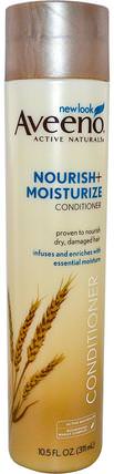 Active Naturals, Nourish + Moisturize Conditioner, 10.5 fl oz (311 ml) by Aveeno, 洗澡，美容，頭髮，頭皮，洗髮水，護髮素，護髮素 HK 香港