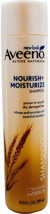 Active Naturals, Nourish+Moisturize Shampoo, 10.5 fl oz (311 ml) by Aveeno, 洗澡，美容，頭髮，頭皮，洗髮水，護髮素 HK 香港
