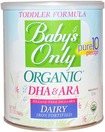 Toddler Formula, DHA & ARA, Dairy, Iron Fortified, 12.7 oz (360 g) by Natures One, 兒童健康，嬰兒配方奶粉和奶粉，有機配方 HK 香港