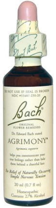 Original Flower Remedies, Agrimony, 0.7 fl oz (20 ml) by Bach, 健康 HK 香港