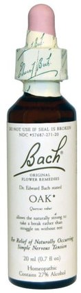 Original Flower Remedies, Oak, 0.7 fl oz (20 ml) by Bach, 健康 HK 香港