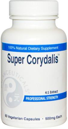 Super Corydalis, 500 mg, 60 Veggie Caps by Balanceuticals, 草藥，紫堇屬yanhusuo HK 香港