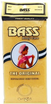 Body Care, The Original Exfoliation Skin Towel, 1 Skin Towel by Bass Brushes, 洗澡，美容，沐浴海綿和刷子 HK 香港