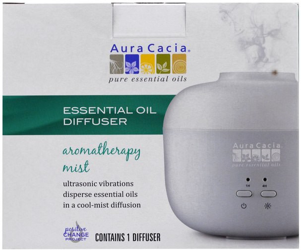 沐浴，美容，香薰精油，空氣擴散器 - Aura Cacia, Aromatherapy Mist, Essential Oil Diffuser, 1 Diffuser
