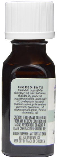 沐浴，美容，香薰精油 - Aura Cacia, 100% Pure Essential Oils, Tranquility.5 fl oz (15 ml)