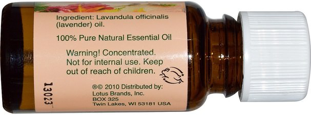 沐浴，美容，香薰精油，薰衣草精油 - Natures Alchemy, Lavender, Essential Oil.5 oz (15 ml)