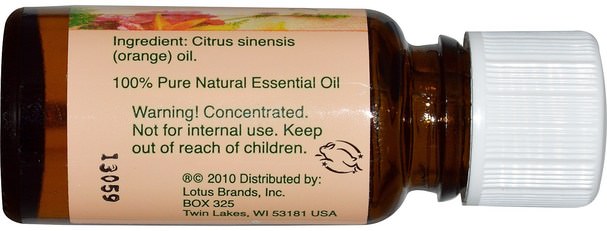 沐浴，美容，香薰精油，橙油 - Natures Alchemy, Orange, Essential Oil.5 oz (15 ml)