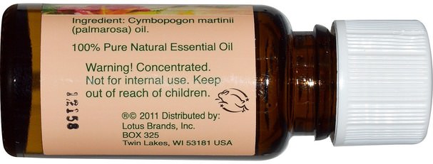 沐浴，美容，香薰精油，棕櫚油 - Natures Alchemy, Palmarosa, Essential Oil.5 oz (15 ml)