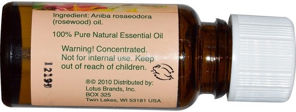 沐浴，美容，香薰精油，紅木油 - Natures Alchemy, Rosewood, Essential Oil.5 oz (15 ml)