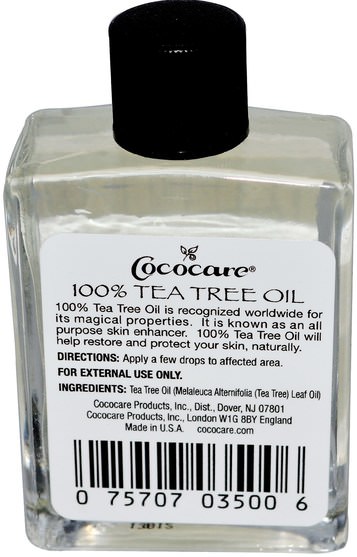 沐浴，美容，香薰精油，茶樹精油 - Cococare, 100% Tea Tree Oil, 1 fl oz (30 ml)