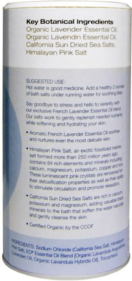洗澡，美容，浴鹽 - EO Products, Serenity Bath Salt & Soak, French Lavender, 22 oz (623.7 g)