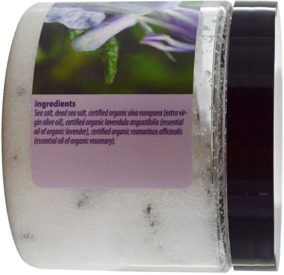 洗澡，美容，浴鹽 - Isvara Organics, Body Polish, Lavender & Rosemary, 12 oz (355 ml)