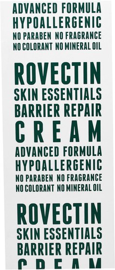 洗澡，美容，潤膚露，護手霜 - Rovectin, Skin Essentials Barrier Repair Cream, 5.9 fl oz (175 ml)
