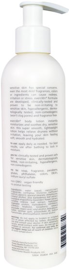 洗澡，美容，潤膚露 - Home Health, Everclen, Body Lotion, 8 fl oz. (236 ml)