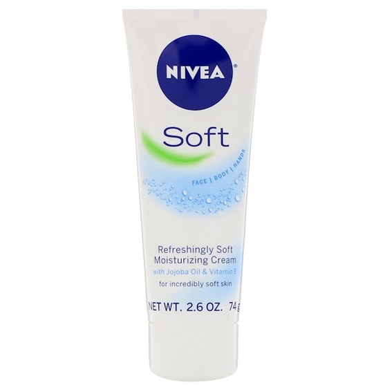 洗澡，美容，潤膚露 - Nivea, Refreshingly Light Moisturizing Creme, Soft, 2.6 oz (74 g)