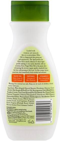洗澡，美容，潤膚露 - Palmers, Olive Oil Formula, Body Lotion, with Vitamin E, 8.5 fl oz (250 ml)