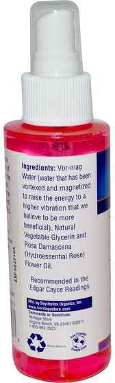 沐浴，美容，潤膚露，個人衛生 - Heritage Stores, Rosewater & Glycerin, Atomizer Mist Sprayer, 4 fl oz (120 ml)
